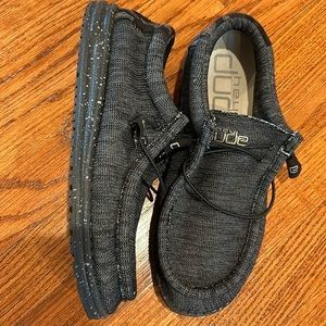 Hey Dude Grey/Black Men’s Shoes-Worn Twice!
